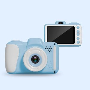 X38 3.5 Inches 4K Smart Digital Children Camera Dual-Camera HD Screen Automatic Focus Camera (Blue)