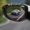 2pcs / Set Rainproof Anti-Fog And Anti-Reflective Film For Car Rearview Mirror Ellipse 85x110mm (Transparent) - Image 3