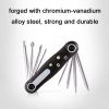 8 In 1 Bicycle Repair Portable Folding Allen Wrench (Torx) - Image 5