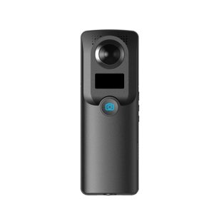 IJOYER ZD-A3 4K 220 Degree Dual Eye Fish Lens Video Camera 360-Degree WiFi Real-Time Shooting Pocket VR Video Sport Action Panoramic Camera (Silver Gray)