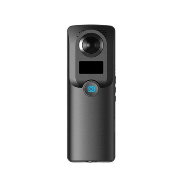IJOYER ZD-A3 4K 220 Degree Dual Eye Fish Lens Video Camera 360-Degree WiFi Real-Time Shooting Pocket VR Video Sport Action Panoramic Camera (Silver Gray)