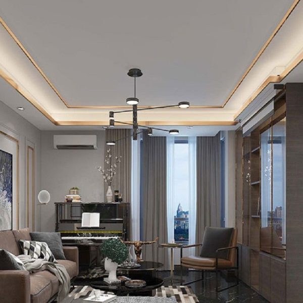 Home Decoration Self-Adhesive Ceiling Beauty Sideline Tile Beauty Seam Sticker, Specification: 1cmx50m (Brushed Gold) - Image 4