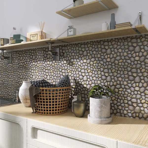 3D Crystal Epoxy Self-Adhesive Wall Sticker Bathroom Simulation Tile Sticker (MT1010) - Image 6
