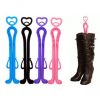 5 PCS Women Boot Rack Two Sides Clip Plastic Support High Top Boot Shaper Stretcher Shoe Hanger Storage Organizer Holder, Random Color Delivery - Image 2