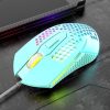 K-Snake X8 6 Keys Wired Luminous Mouse Precise Positioning Gaming Mouse, Cable Length: 1.5m (Green)