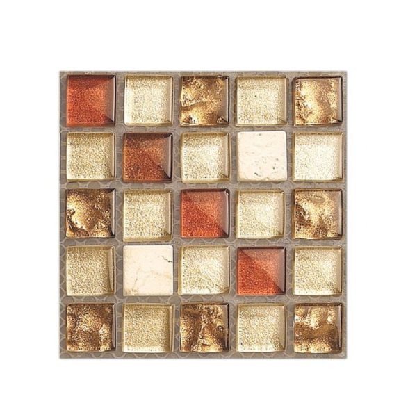 20 PCS / Set Kitchen Stove Oil-Proof Sticker Ceramic Tile Decoration Self-Adhesive Wall Sticker, Specification: Optical Film (MSK005)