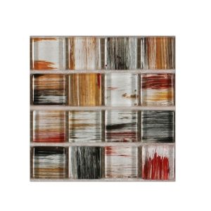 20 PCS / Set Kitchen Stove Oil-Proof Sticker Ceramic Tile Decoration Self-Adhesive Wall Sticker, Specification: Crystal Film (MSK006)