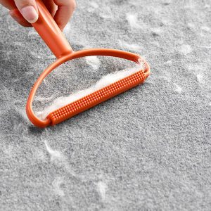 Hair Sticking Ball-Removing Brush Winter Clothing Woolen Coat Manual Depilator And Hair Removal Brush (Orange)