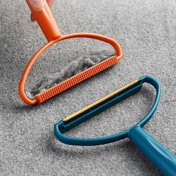 Hair Sticking Ball-Removing Brush Winter Clothing Woolen Coat Manual Depilator And Hair Removal Brush (Orange) - Image 2