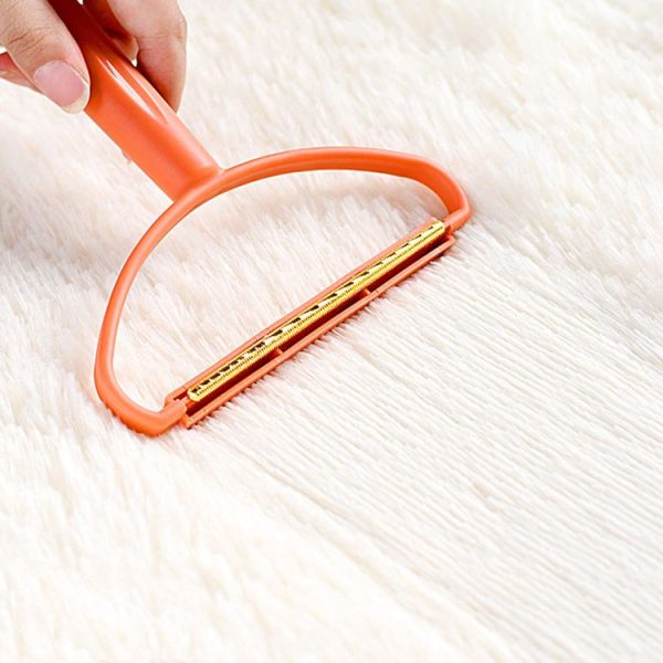 Hair Sticking Ball-Removing Brush Winter Clothing Woolen Coat Manual Depilator And Hair Removal Brush (Orange) - Image 6