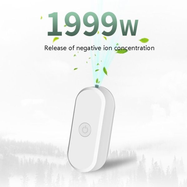 EP206 Hanging Neck Negative Ion Necklace Air Purifier (Black) - Image 4