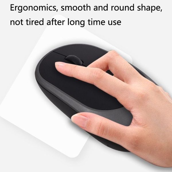 M030 4 Keys 1600DPI Laptop Office Mute Mouse, Style: Bluetooth (Gray) - Image 5