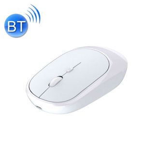 M030 4 Keys 1600DPI Laptop Office Mute Mouse, Style: Bluetooth (White)