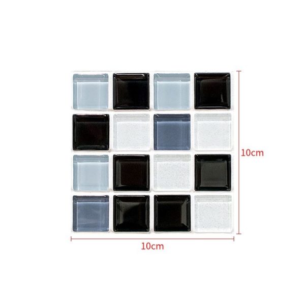 20 PCS / Set 3D Wall Stickers Bathroom Kitchen Waterproof And Oil-Proof Self-Adhesive Wallpaper Tile Stickers (MSK-011) - Image 3