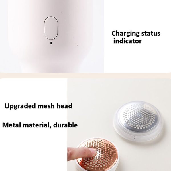 Rechargeable Hair Ball Trimmer Clothes Pilling Machine (Green) - Image 3