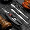 Crab Tool 304 Stainless Steel Crab Fork Crab Scissors Crab Needle, Style: 2 Fork 1 Knife 1 Box - Image 4