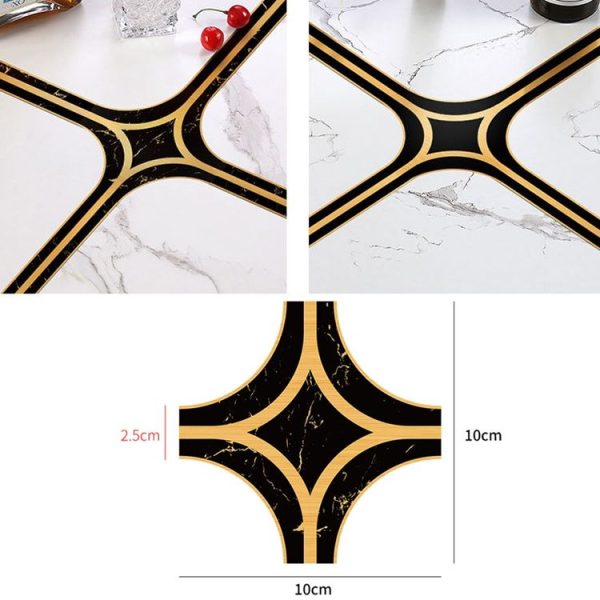 Gap Beautification Moisture-Proof Wear-Resistant Floor Stickers (Black) - Image 2