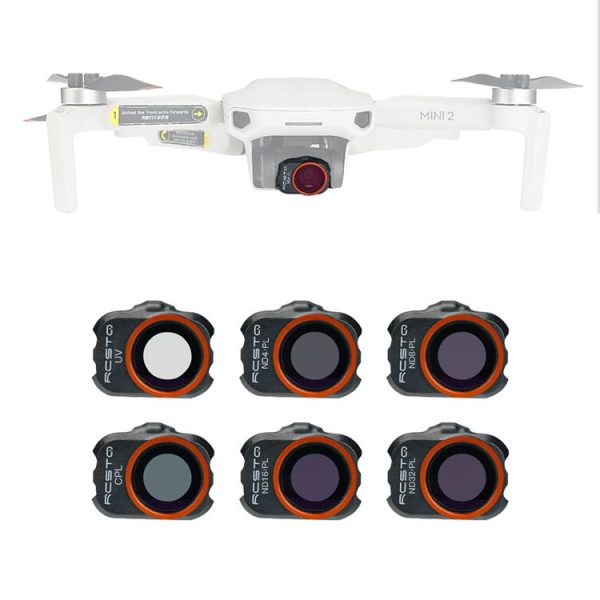 RCSTQ 6 in 1 ND-4 / 8 / 16 / 32-PL + UV + CPL Filter For DJI Mini / Mini 2 / Mini SE - Image 2