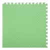 Household Stitching Leaf Pattern Thick Foam Crawling Mat, Size: 60x2.5cm (Green)