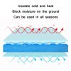 Household Stitching Leaf Pattern Thick Foam Crawling Mat, Size: 60x2.5cm (Green) - Image 3