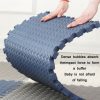 Household Stitching Leaf Pattern Thick Foam Crawling Mat, Size: 60x2.5cm (Green) - Image 4