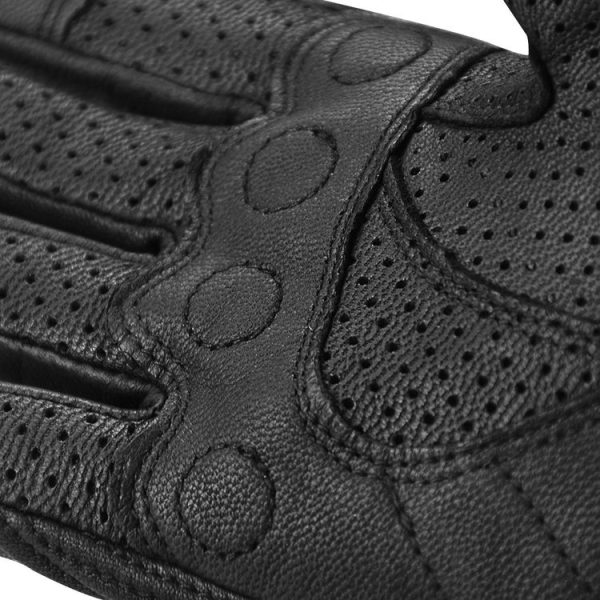GHOST RACING GR-ST06 Breathable Touch Screen Motorcycle Riding Leather Gloves Anti-Fall Locomotive Gloves, Size: XXL (Black) - Image 4