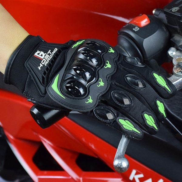 GHOST RACING GR-ST04 Motorcycle Gloves Anti-Fall Full Finger Riding Touch Gloves, Size: M (Green) - Image 2