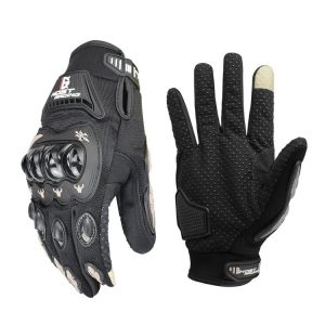 GHOST RACING GR-ST04 Motorcycle Gloves Anti-Fall Full Finger Riding Touch Gloves, Size: XL (Gray)