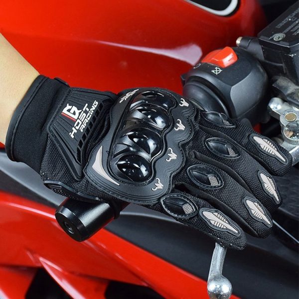 GHOST RACING GR-ST04 Motorcycle Gloves Anti-Fall Full Finger Riding Touch Gloves, Size: XL (Gray) - Image 2