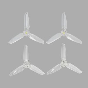 RCSTQ Drone Aircraft Transparent Three-Blade Propeller For DJI FPV (Two Pairs)
