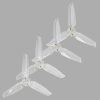 RCSTQ Drone Aircraft Transparent Three-Blade Propeller For DJI FPV (Two Pairs) - Image 2