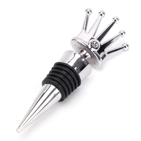 10 PCS Fresh-Keeping Sealed Red Wine Cork Champagne Stopper (Crown)