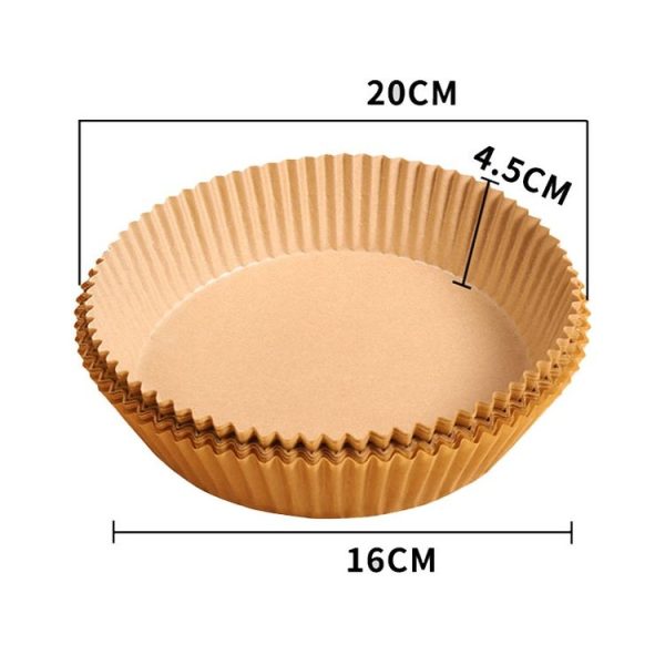 100 PCS XYZ Boxed Oil-Proof And High-Temperature Baking Paper (Yellow) - Image 3