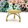 Geometric Three-Dimensional Round Wrought Iron Candle Holder Desktop Ornaments, Color: Gold - Image 2
