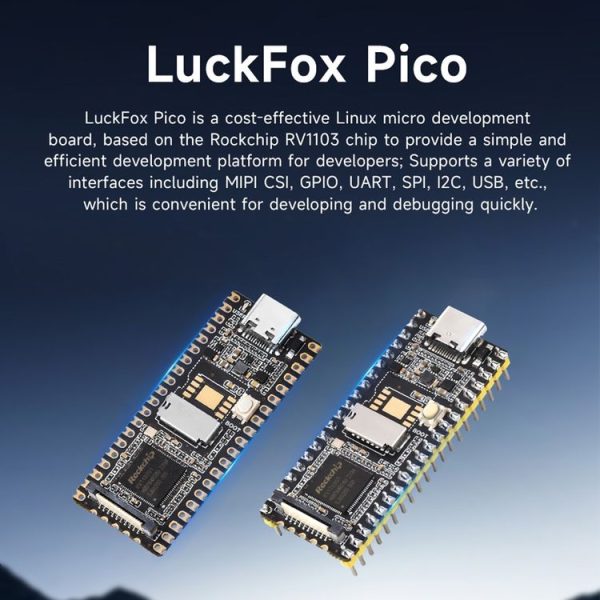 Waveshare LuckFox Pico RV1103 Linux Micro Development Board without Header - Image 5