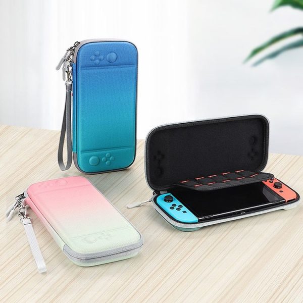 YK01 EVA Hard Shell Game Console Storage Bag with Card Slot For Nintendo Switch (Green) - Image 2