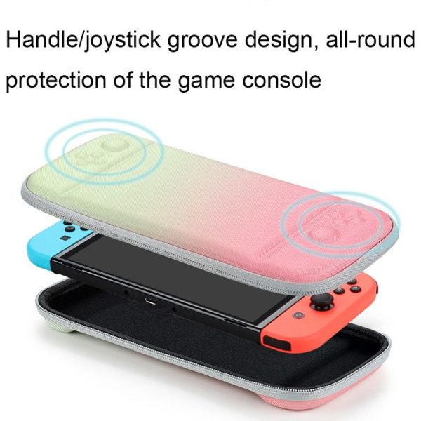 YK01 EVA Hard Shell Game Console Storage Bag with Card Slot For Nintendo Switch (Green) - Image 4