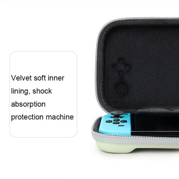 YK01 EVA Hard Shell Game Console Storage Bag with Card Slot For Nintendo Switch (Green) - Image 7