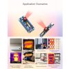 Waveshare Long-Wave IR Thermal Imaging Camera Module, 80x62 Pixels, 45degFOV (Type-C Port) - Image 7