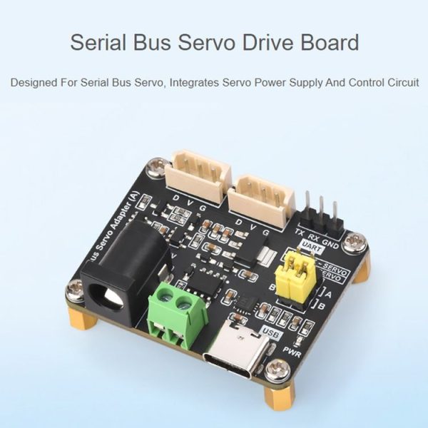 Waveshare 25514 Serial Bus Servo Driver Board, for ST / SC Series Serial Bus Servos - Image 4