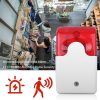 LY-103 Sound And Light Alarm Emergency Call For Help Connection Type Alarm, Specification: 24V (Red) - Image 4