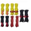 4m x 4 Rolls Outdoor Camping Tent Canopy Wind Rope Luminous Multi-Function Wind Rope Buckle Tent Fixed Rope (S Buckle-Yellow) - Image 2