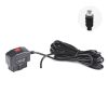 H508 OBD Car Charger Driving Recorder Power Cord 12 / 24V To 5V With Switch Low Pressure Protection Line, Specification: Mini Straight