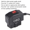 H508 OBD Car Charger Driving Recorder Power Cord 12 / 24V To 5V With Switch Low Pressure Protection Line, Specification: Mini Straight - Image 3