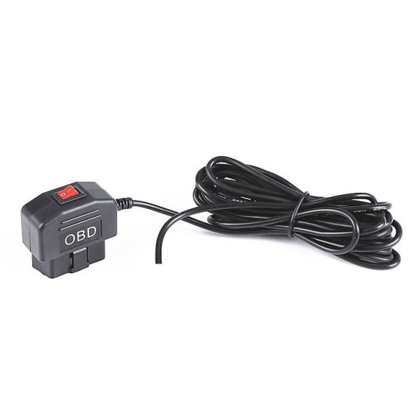H508 OBD Car Charger Driving Recorder Power Cord 12 / 24V To 5V With Switch Low Pressure Protection Line, Specification: Micro Right Elbow - Image 2