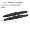 Car Front Rear Bumper Anti-Collision And Anti-Scratch Strips Body Scratch Decoration Stickers, Color: Black - Image 3