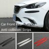 Car Front Rear Bumper Anti-Collision And Anti-Scratch Strips Body Scratch Decoration Stickers, Color: Black - Image 7