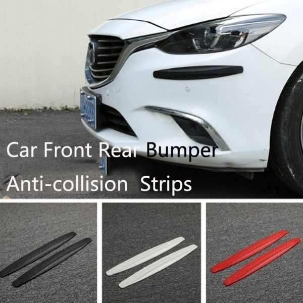 Car Front Rear Bumper Anti-Collision And Anti-Scratch Strips Body Scratch Decoration Stickers, Color: Black - Image 7