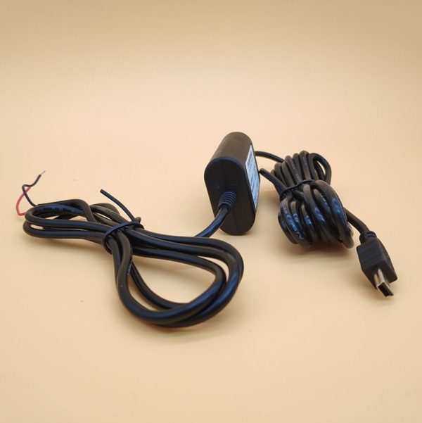 Car OBD Low-Voltage Protection Parking Monitor Power Cord 12V Turn 5V 2.5A Step-down Line, Specification: Micro Straight - Image 4