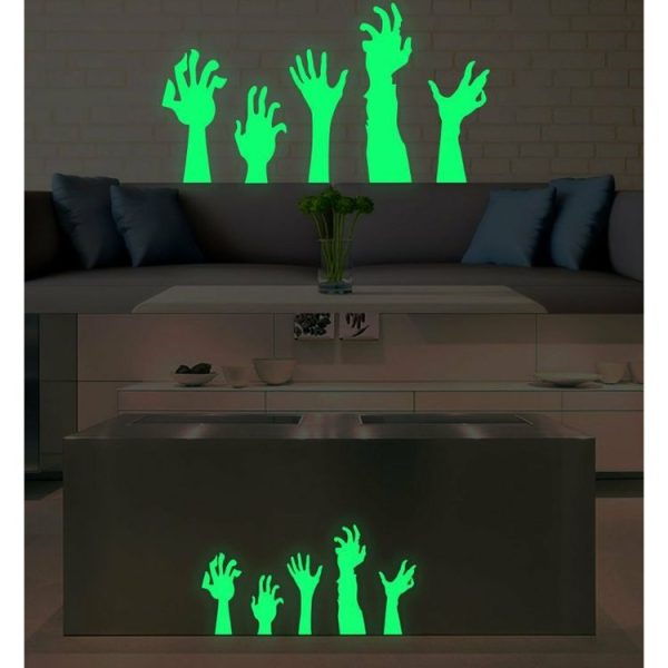 KS-58 Living Room Bedroom Luminous Arm Self-Adhesive Wall Sticker, Specification: 30x31cm - Image 5